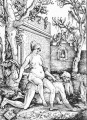 Aristoteles und Phyllis Renaissance Maler Hans Baldung